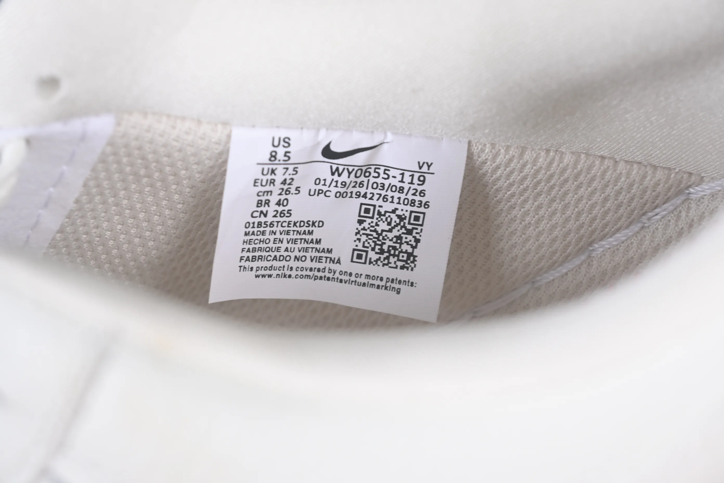 All categories Nk Air Force 1 Air Force series Nk Air Force 1 Low Air Force low-top Nike Air Force 1'07 Low joint model Air Force 1 low-top casual sneakers WY0655-119